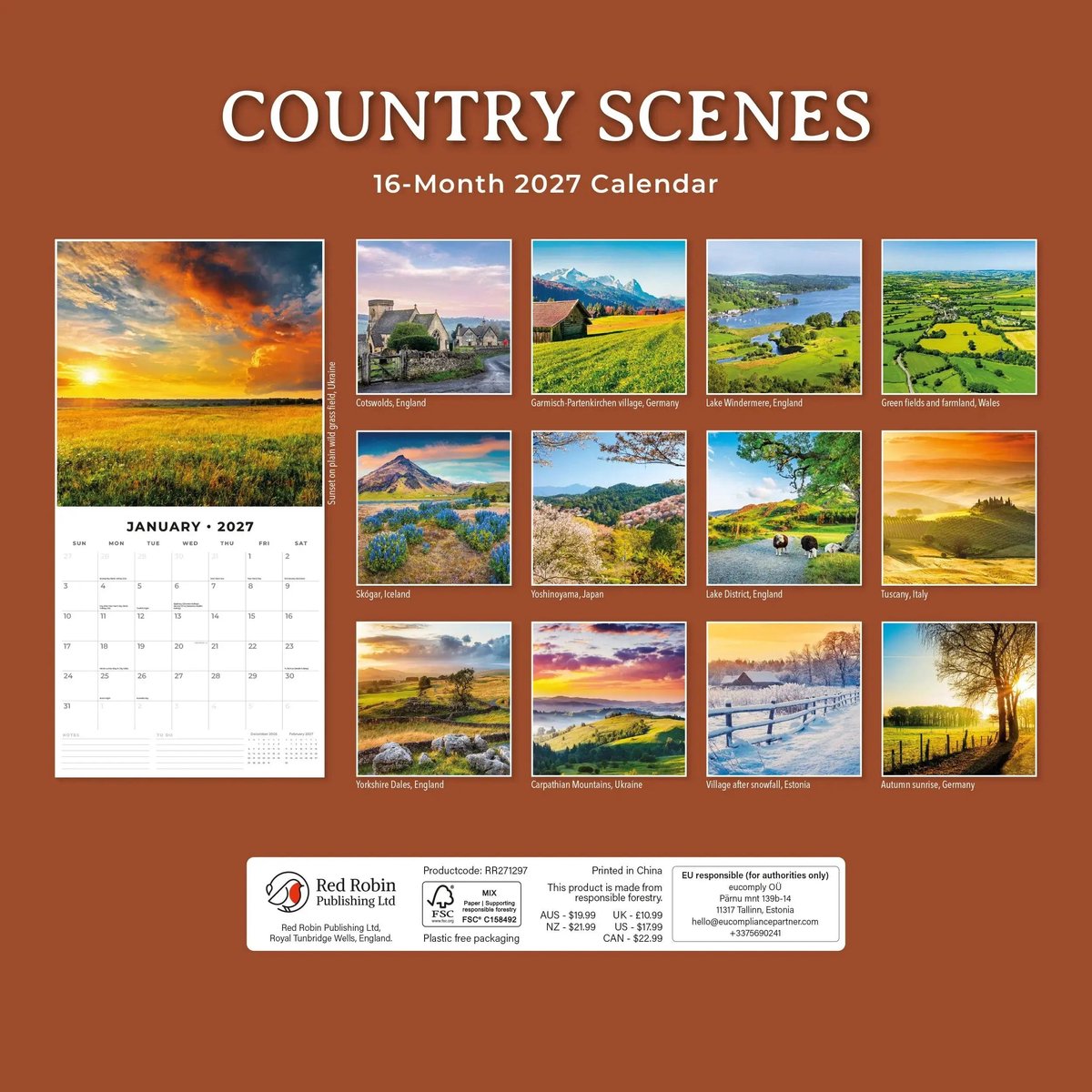 Country Scenes Kalender 2027