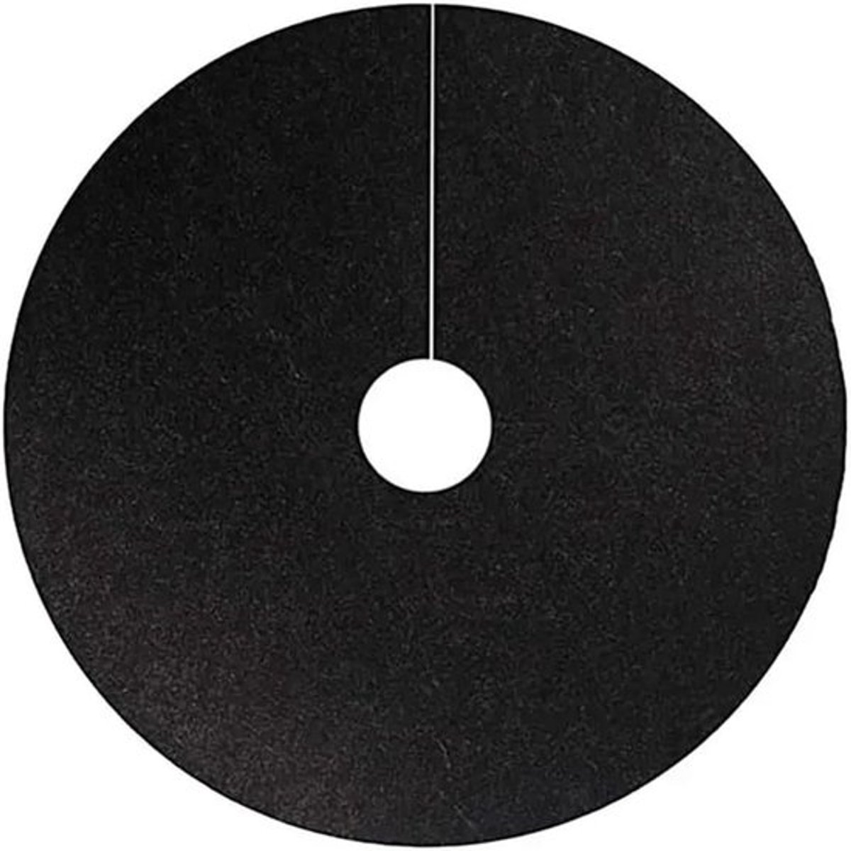 Onkruidbestrijding bodembedekkers - Mulchringen - Planten beschermen - Ademend materiaal - 5 stuks 32 cm - Zwart