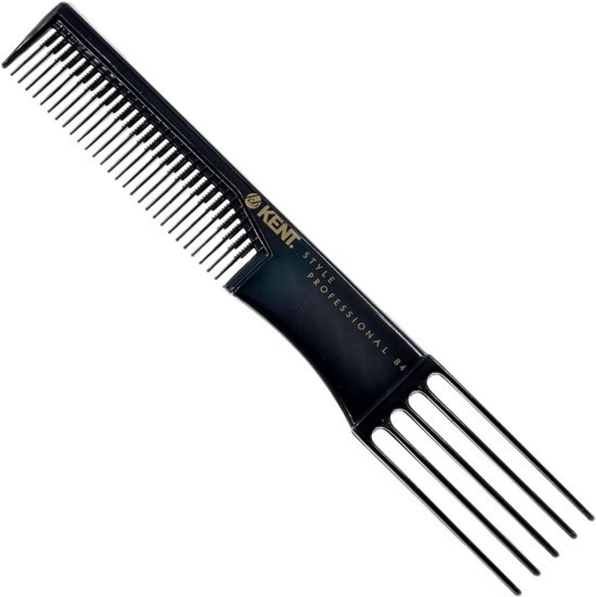 Styling Kam - Haarkam Vork - Haar Styling - Anti-statisch Hittebestendig - 19 cm Lengte - Zwart
