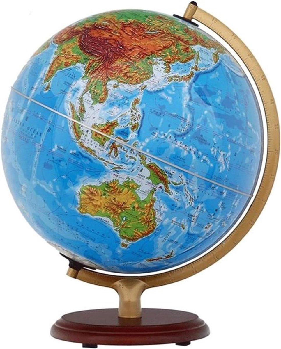 Educatieve Wereldbol - Aardrijkskunde Bol - Leren Ontdekken - HD Kaartdetails - 32cm Diameter