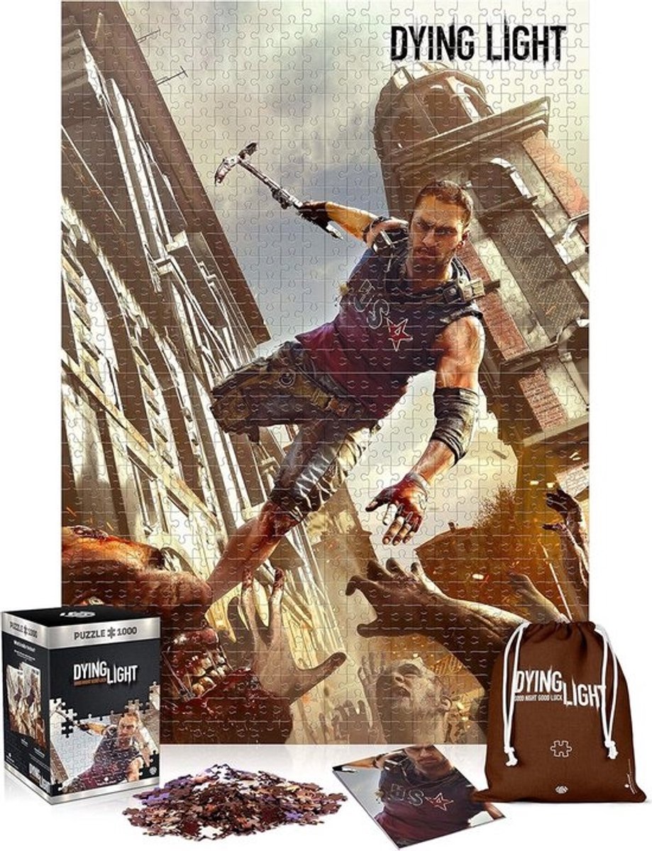 Legpuzzel 1000 stukjes - Volwassen puzzel - Ontspanning thuis - Inclusief poster - 68 x 48 cm - Dying Light