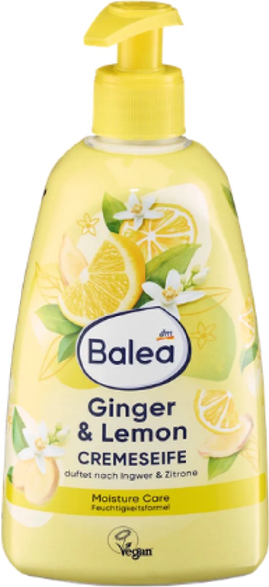 Balea Vloeibare Handzeep | 1x 500ml - Gember & Citroen | Moisture Care-vochtinbrengende formule