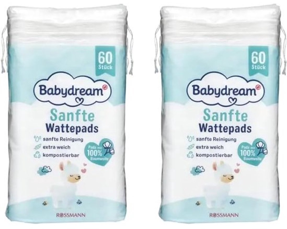 100% Katoenen Wattenpads voor Baby's en Dagelijks Gebruik - 120 Stuks