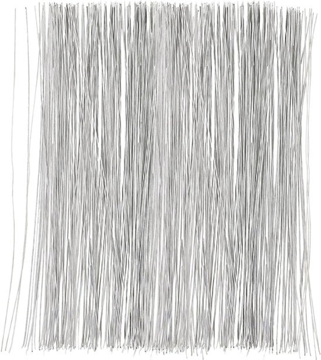 Bloemistendraad 100 Stuks - Bloemen Buigen - Bloemschikken Knutselen - Flexibel IJzerdraad - 40 cm Lengte - Wit