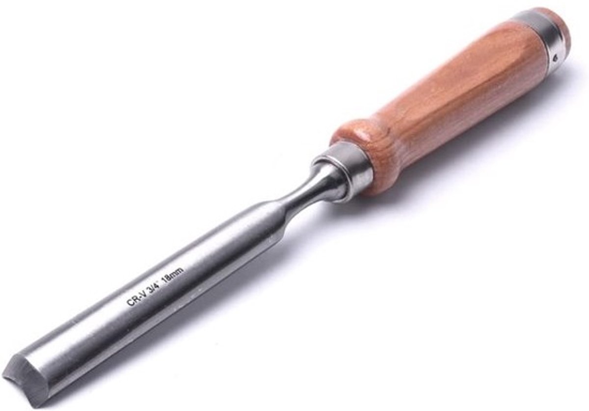 Houtbeitel Set - Timmerman Guts - Houtbewerking - Chroom Vanadium Staal - 8mm 12mm 18mm 25mm