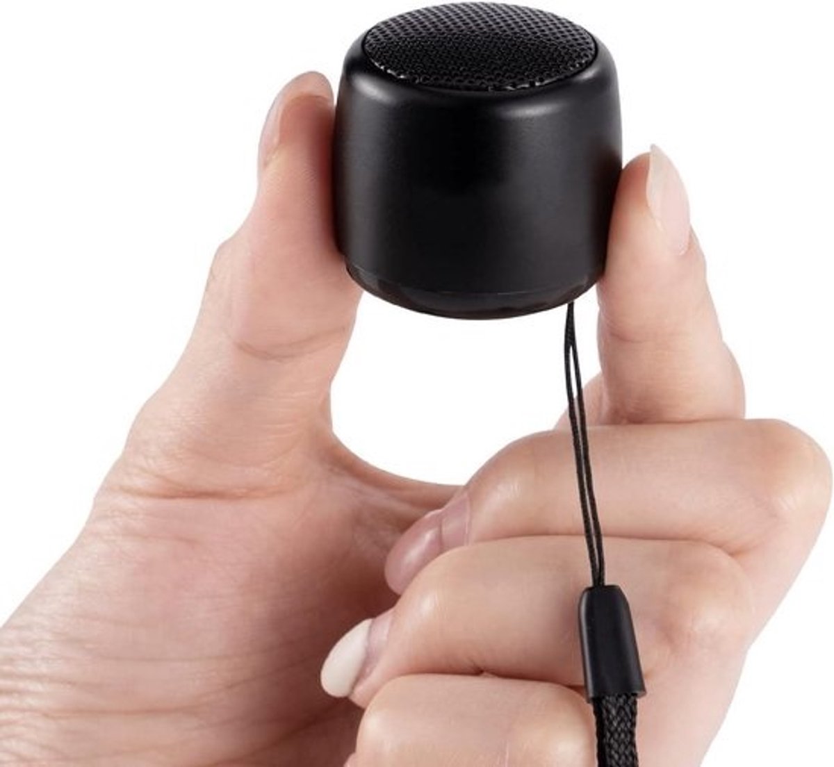 Mini Bluetooth Speaker - Draagbare Geluidsbox - Muziek Luisteren Onderweg - HD Geluid met Bass - 2.54 cm - Zwart