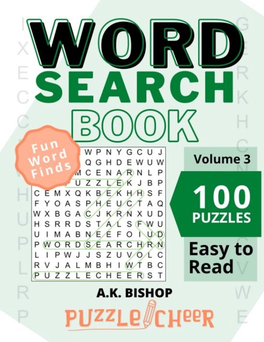 Thema Woordzoeker Puzzelboek - 100 Puzzels met Grote Letters voor Volwassenen en Kinderen