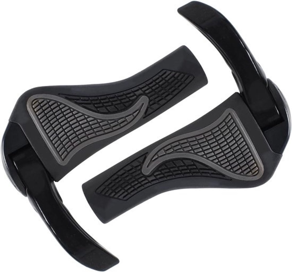 Fietsgrepen Ergonomisch - Stuurhandvatten Set - Comfortabel Fietsen - Antislip Design - 22.2 mm - Zwart