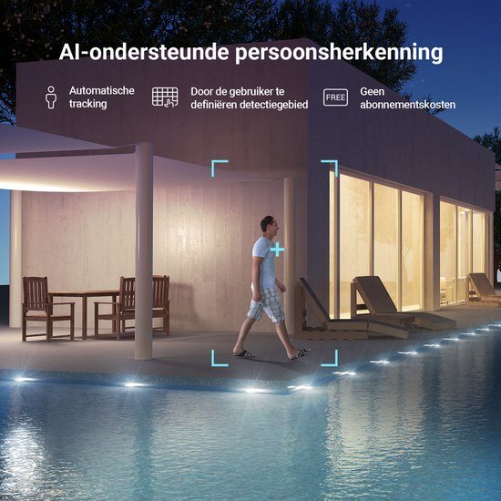 Ezviz H8C Beveiligingscamera - 2K - Pan/Tilt Zoom - Kleur Nachtzicht - 360° - MicroSD Card - Buitencamera - Wit van EZVIZ — afbeelding 4