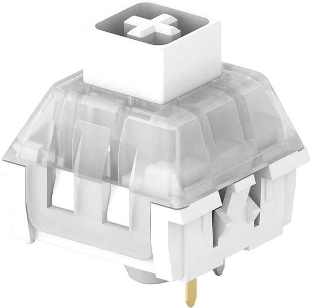 Mechanische Toetsenbord Schakelaars Wit voor Gaming Toetsenborden, 3-Pins Plaatmontage, 36 Stuks