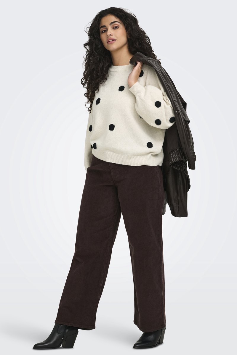 ONLY CARMAKOMA - CARHOPE GLOBAL EX HW WIDE CORD PNT NOOS - Dames - Leggings