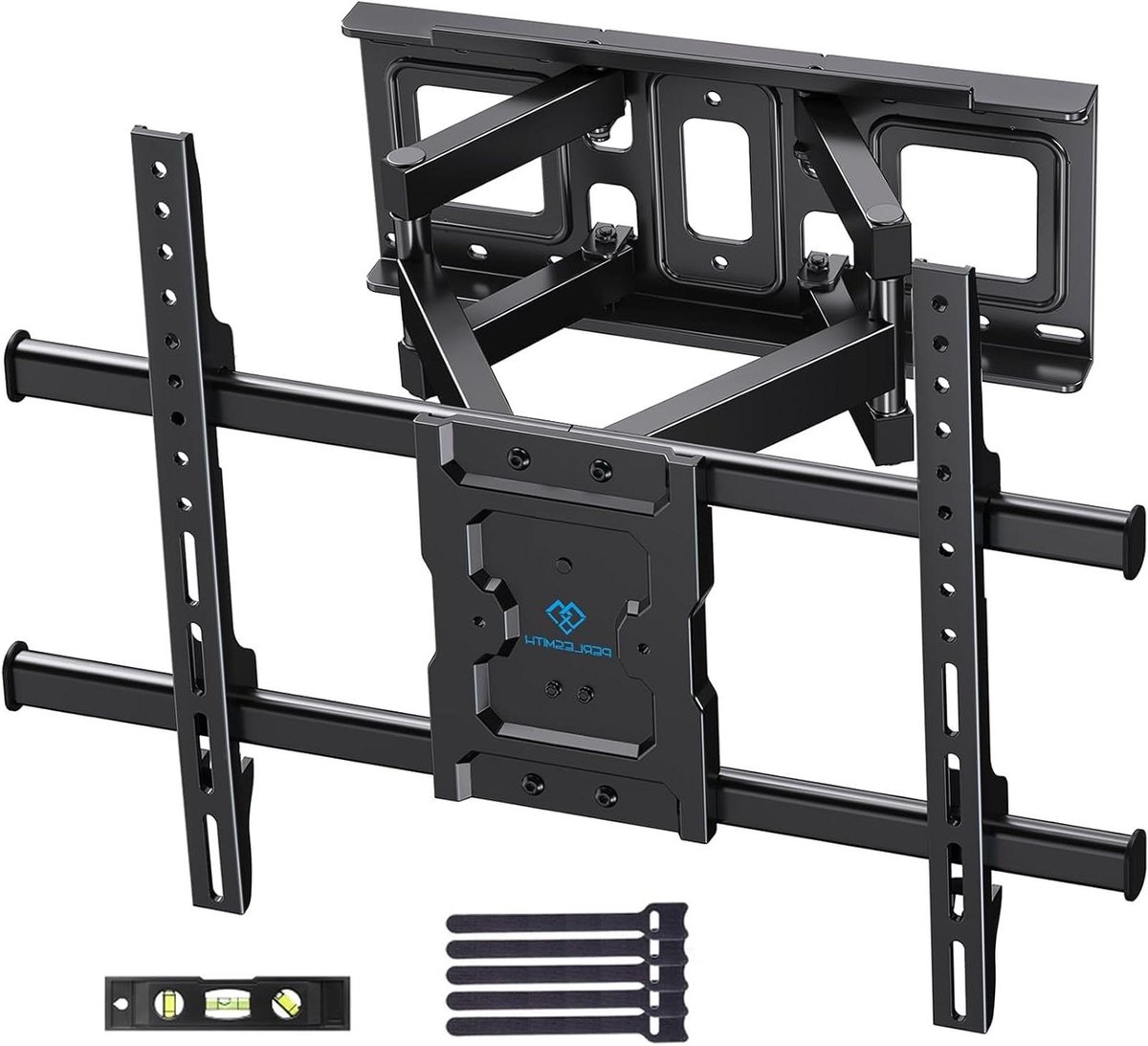 TV Muurbeugel - TV Ophanging - Ruimte Besparen - Volledig Verstelbaar - 37-85 Inch - Mat Zwart