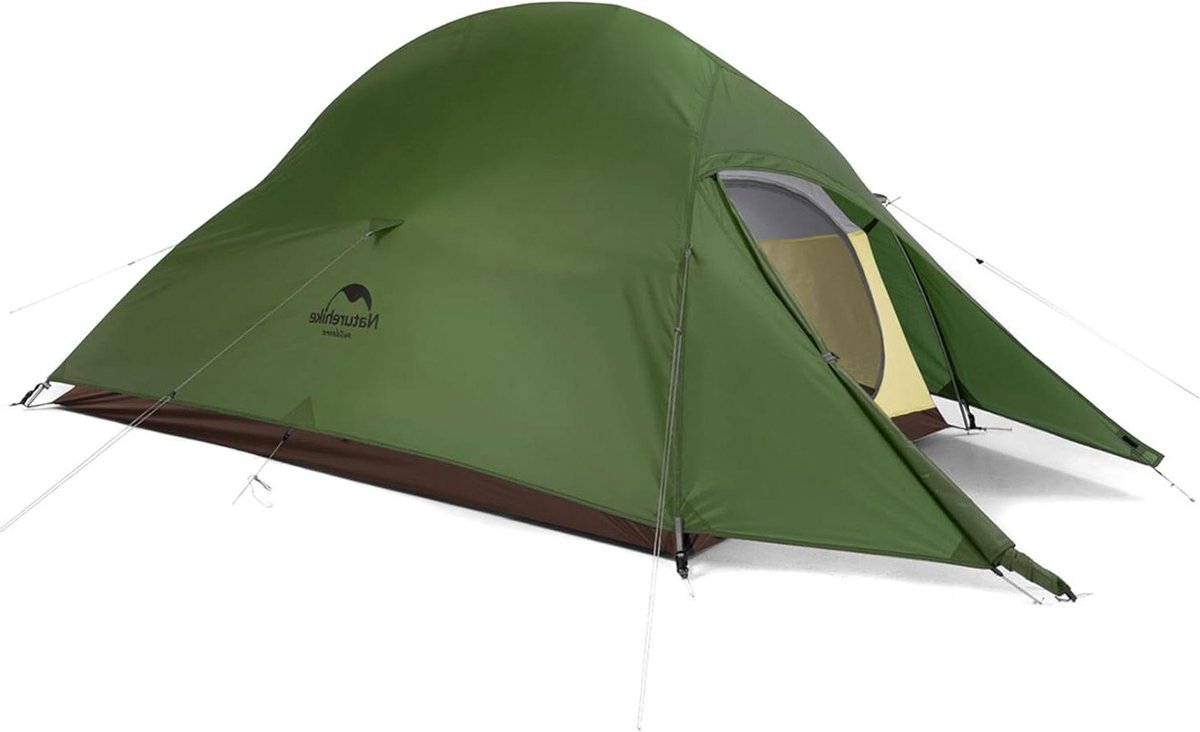 Kampeertent 2 personen - Rugzak tent - Outdoor avontuur - Lichtgewicht ontwerp - 2-persoons - Oranje