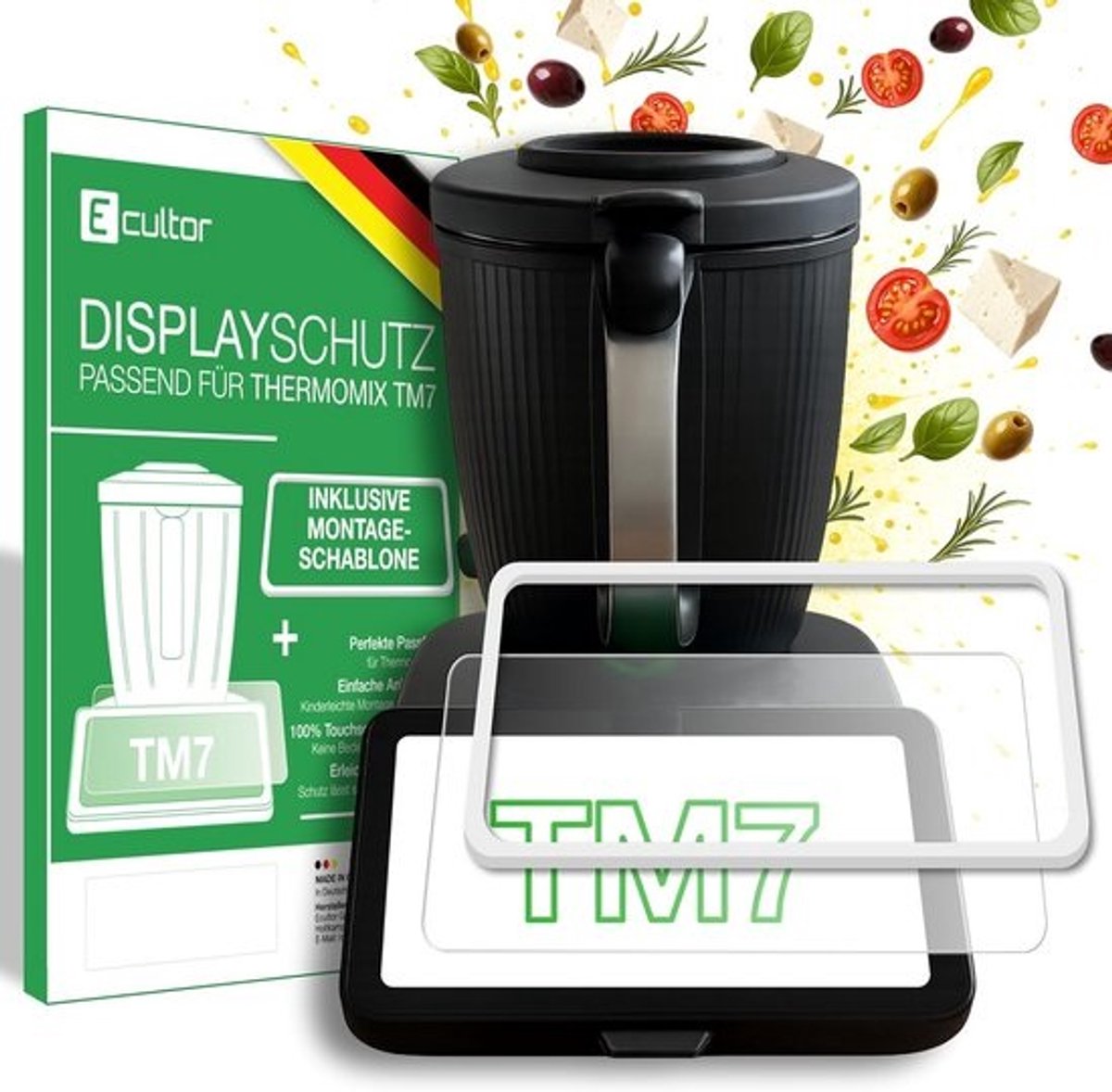 Screenprotector voor Thermomix TM7 met Montagehulp - Krasbestendig