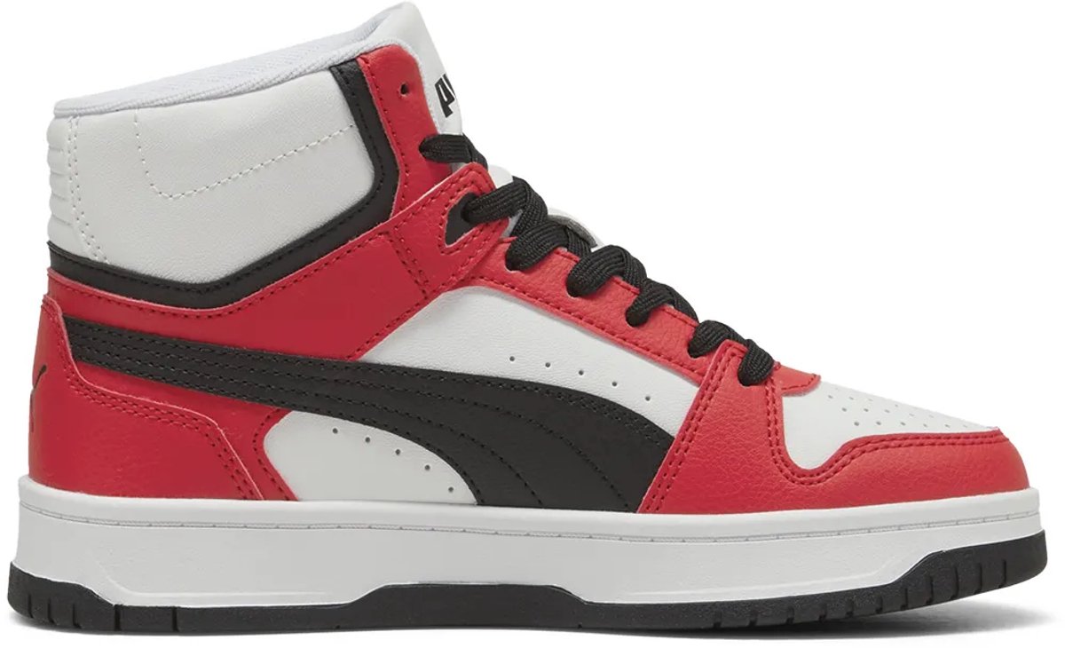 Puma Rebound Slam Mid Schoenen 1/2 Kinderen Zwart