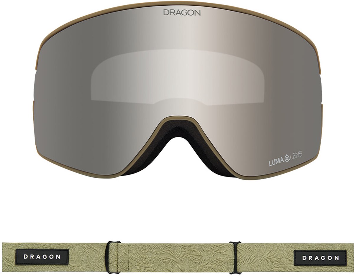 Dragon Alliance NFX2 Skibril - Earth/LL Silver Ionized & LL Amber