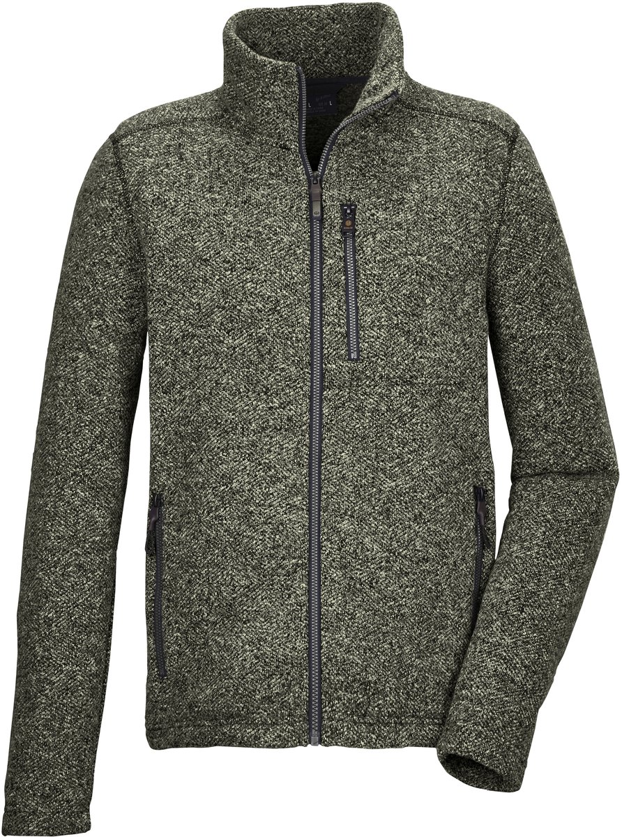 Giga DX By Killtec GW 55 MEN KNTFLC Jacket Fleecevest Heren Dark Olijf