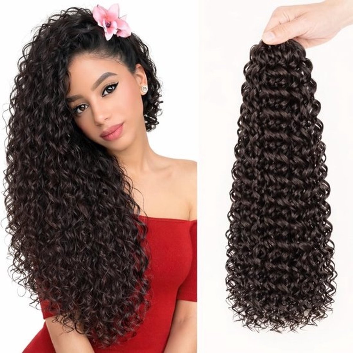 Crochet Vlecht Haar Natuurlijke Look voor Beschermende Kapsels