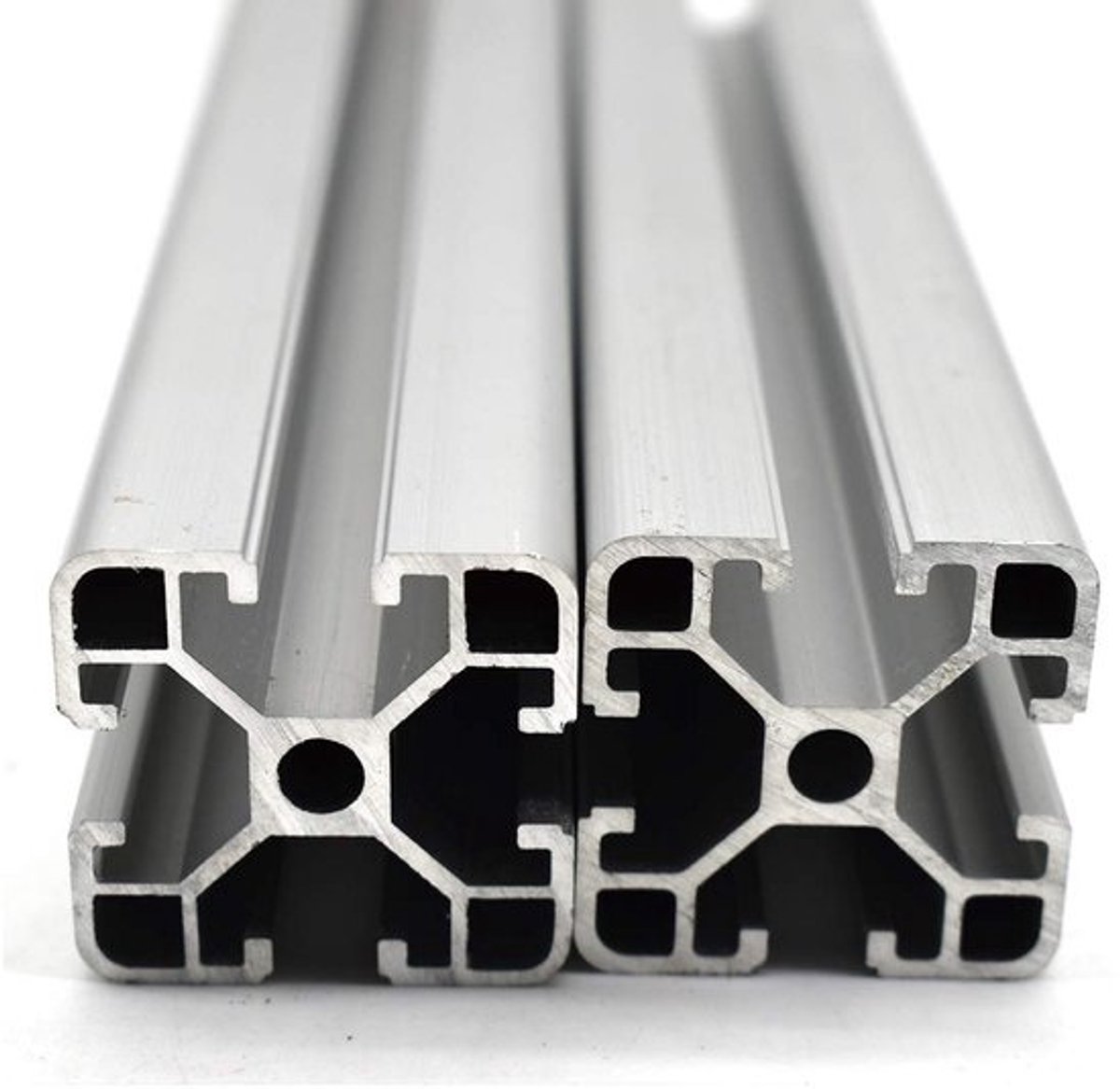 Aluminium Constructieprofiel - Steunprofiel Profielbuis - Lichte Constructies Bouwen - Universeel Inzetbaar - 1100 mm - Aluminium