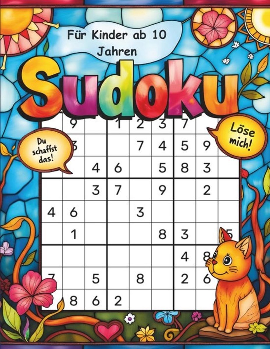 Sudoku Puzzelboek voor Kinderen vanaf 10 Jaar: 200+ Gemiddelde tot Moeilijke Sudoku's met Oplossingen