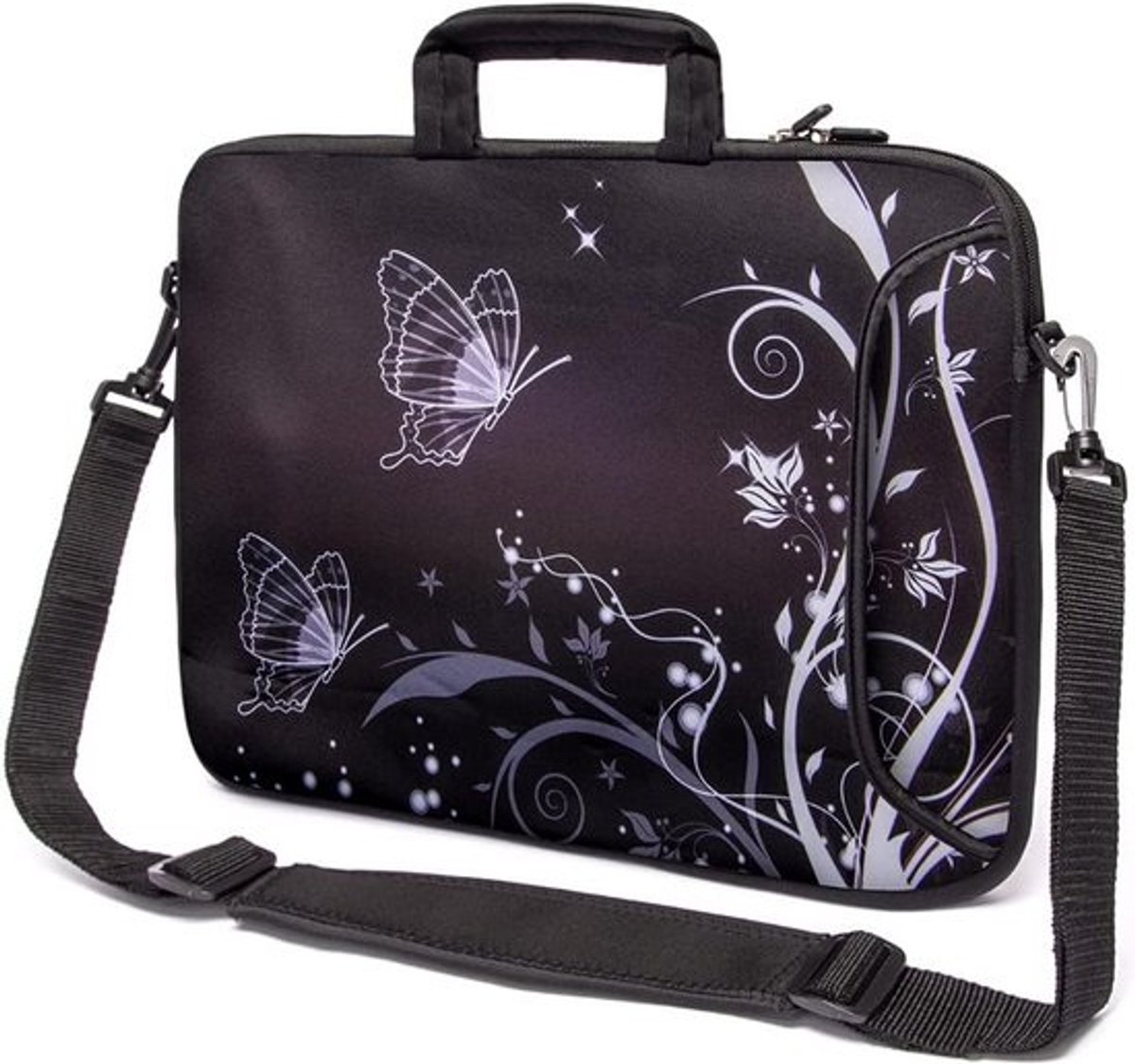 Waterdichte Laptoptas 15 - 15.6 Inch - Neopreen Notebook Sleeve met Handvat en Schouderriem