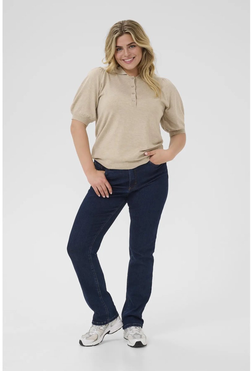 Polo trui dames KAFFE Curve Lizzy