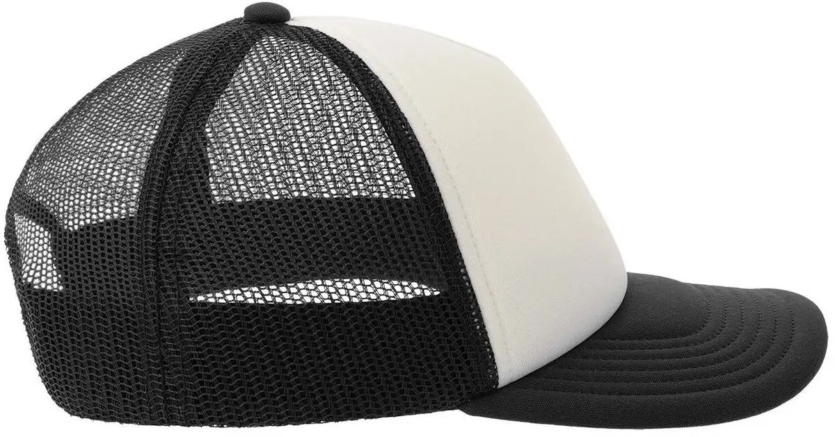Atlantis Headwear Kid Rapper-S Cap AT534 - White/Black - One size