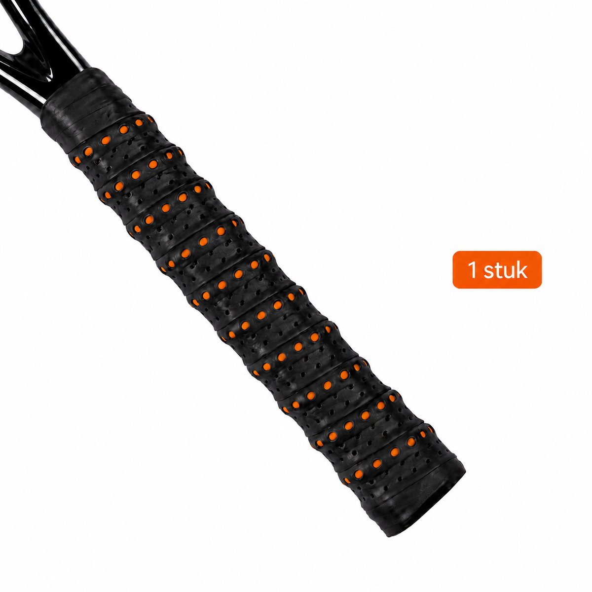 Racket Overgrip - Anti-Slip Memory EVA - Ademend & Duurzaam - Zwart