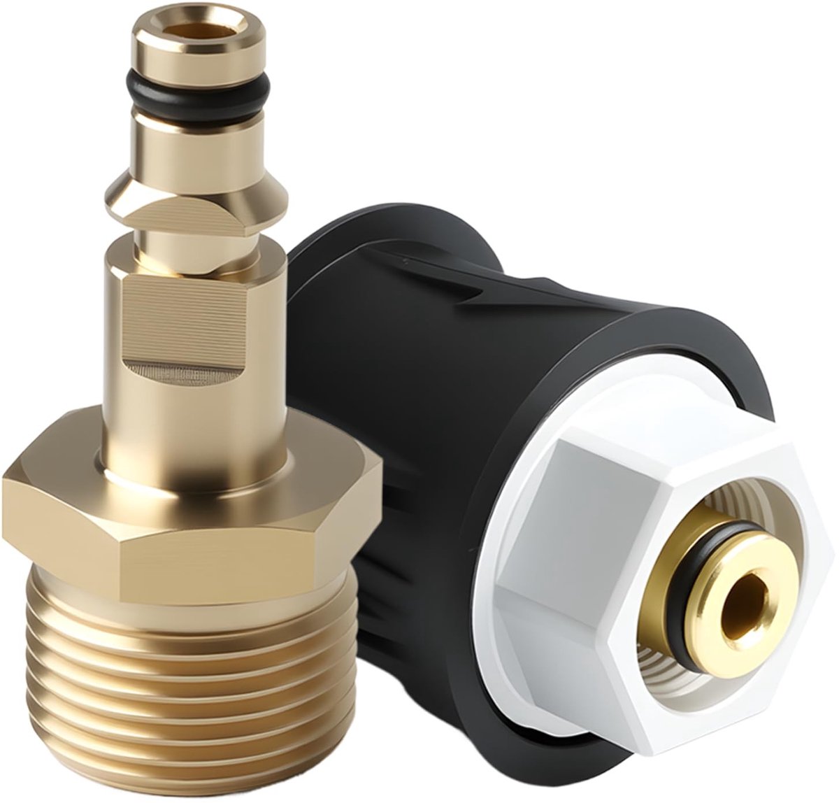 Dailygoods- Hogedruk Connector M22 Vrouwelijk 14mm - Messing Materiaal - Quick-connect Adapter - Voor Karcher K2/K3/K4/K5/K6/K7 - Ondersteunt tot 220 bar - Hogedrukreinigeradapter