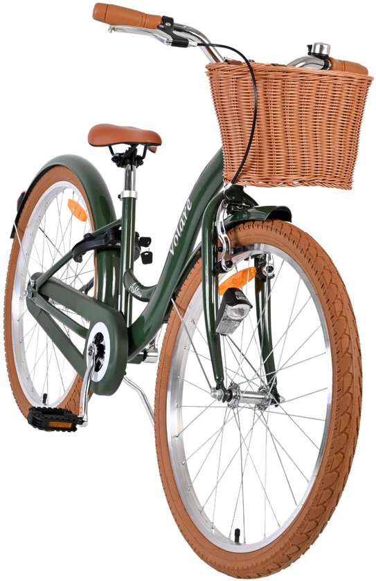 Volare Ashley Kinderfiets - Meisjes - 24 inch - Groen van Volare — afbeelding 2