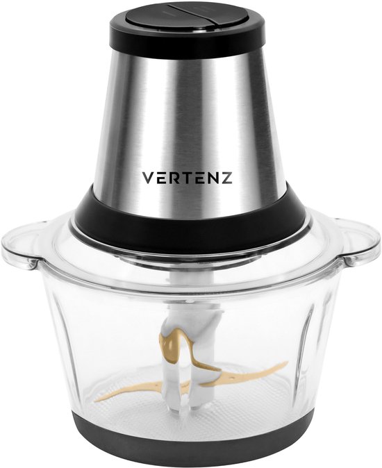 Vertenz Chop 20 - Elektrische Hakker - Glazen Kom - Keukenmachine - Zwart — afbeelding 2