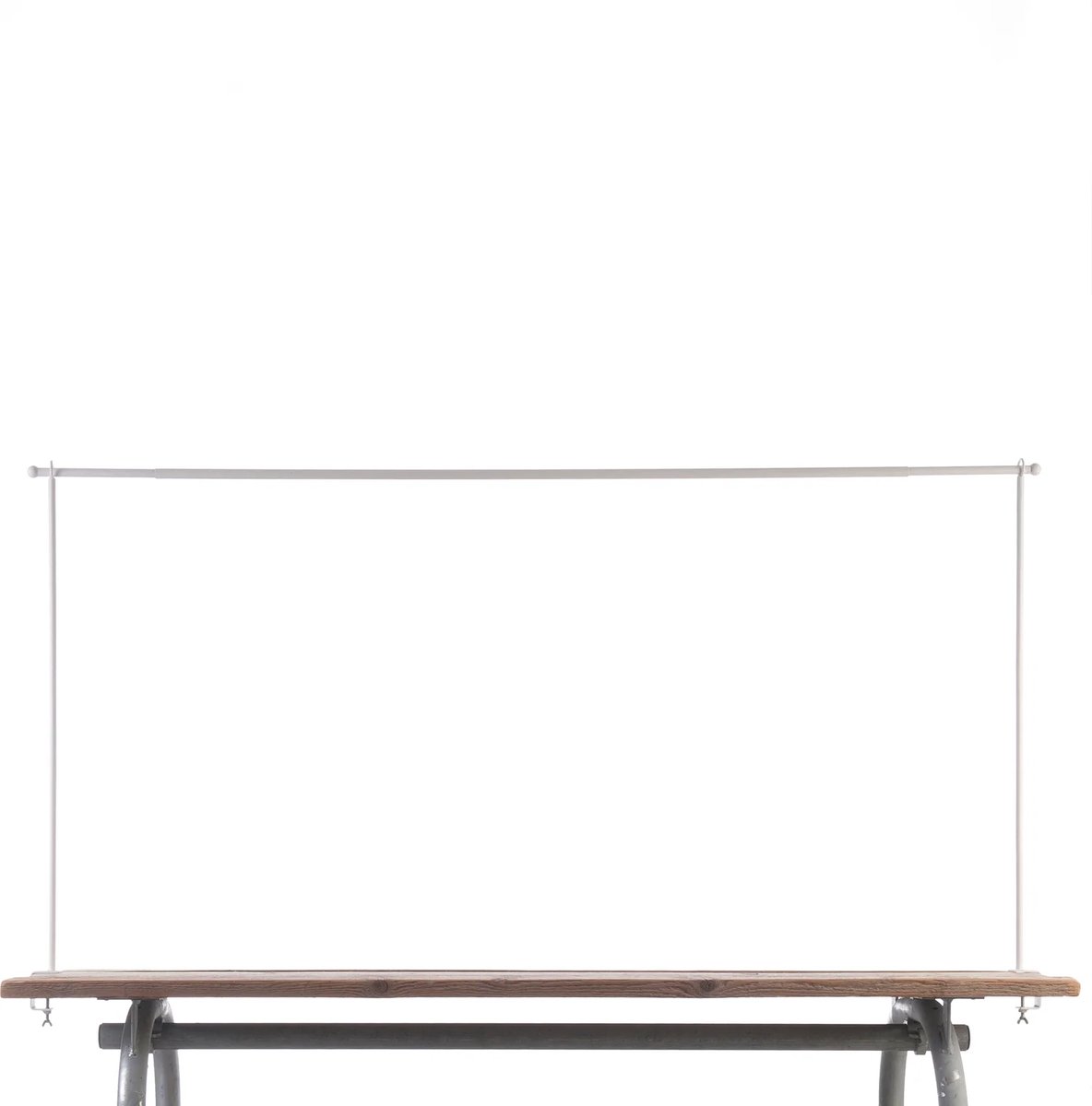 Van der Leeden Tafelklem 140-250 cm – Metaal – Wit – Voor Tafeldecoratie