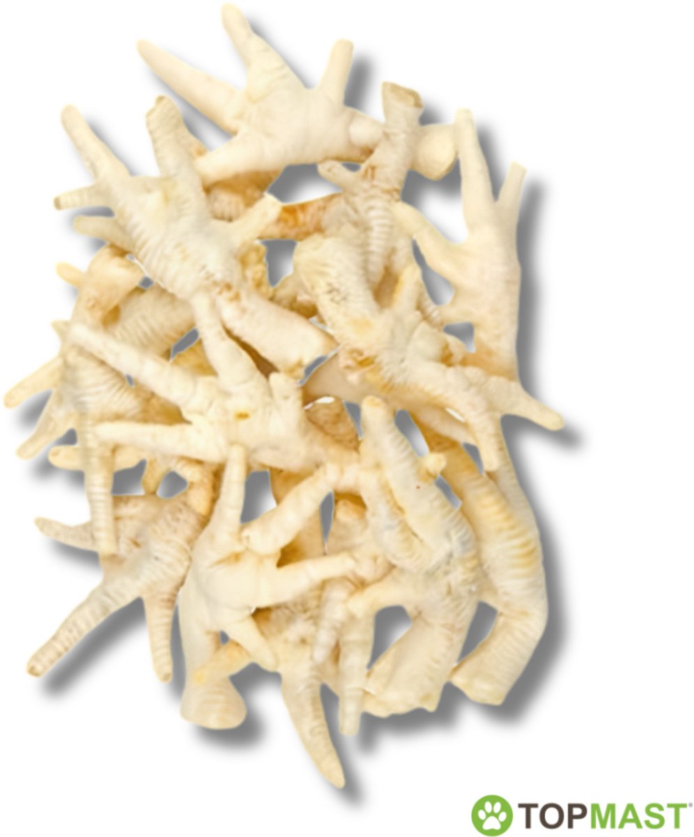 Topmast Kippenpoot Naturel- 250 gram 5 Zakken