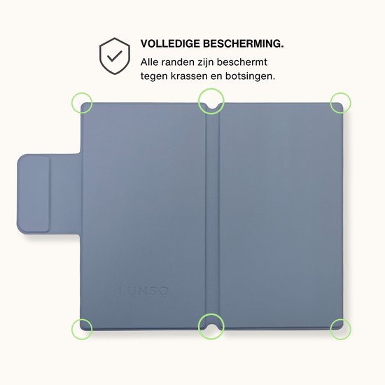 Lunso ReMarkable Paper Pro Move Slim magnetisch sleepcover PU leer hoes - Lavendel van Lunso — afbeelding 2