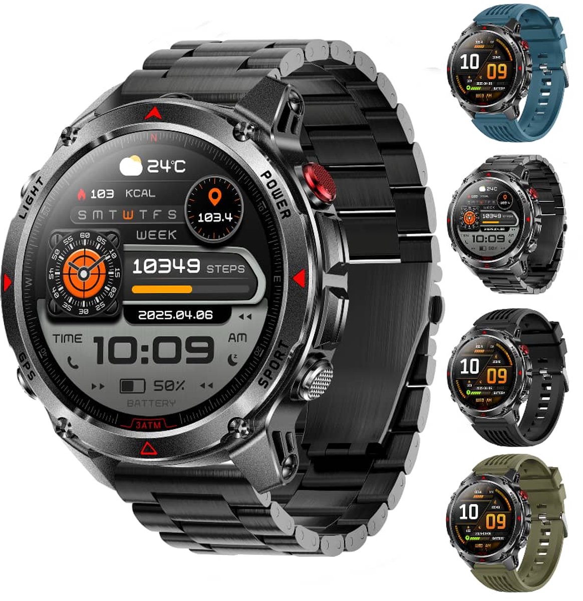 Golden Sound GPS Smartwatch Heren