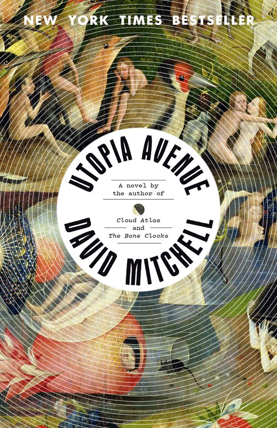 Utopia Avenue, een roman van David Mitchell. "New York Times Bestseller".