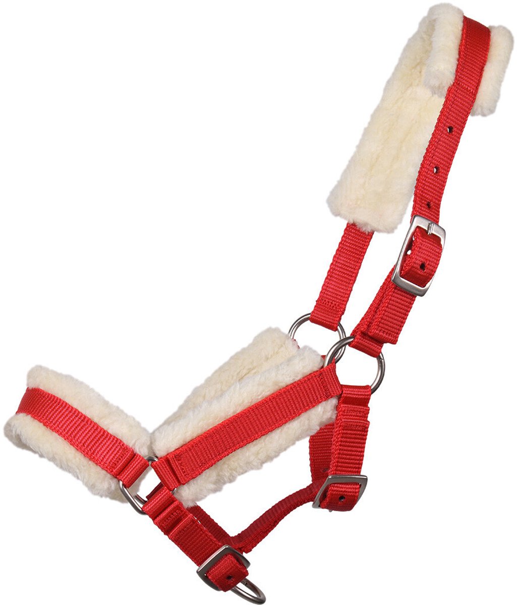 Halsband voor veulen met vacht Q-essentials