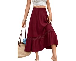 Currero Broekrok Dames - Skort - Skirts - Skirt - Rok - Midi - Korte Broek - Culotte - Wandelrok - Rokje - Legging - Kurkuma XL