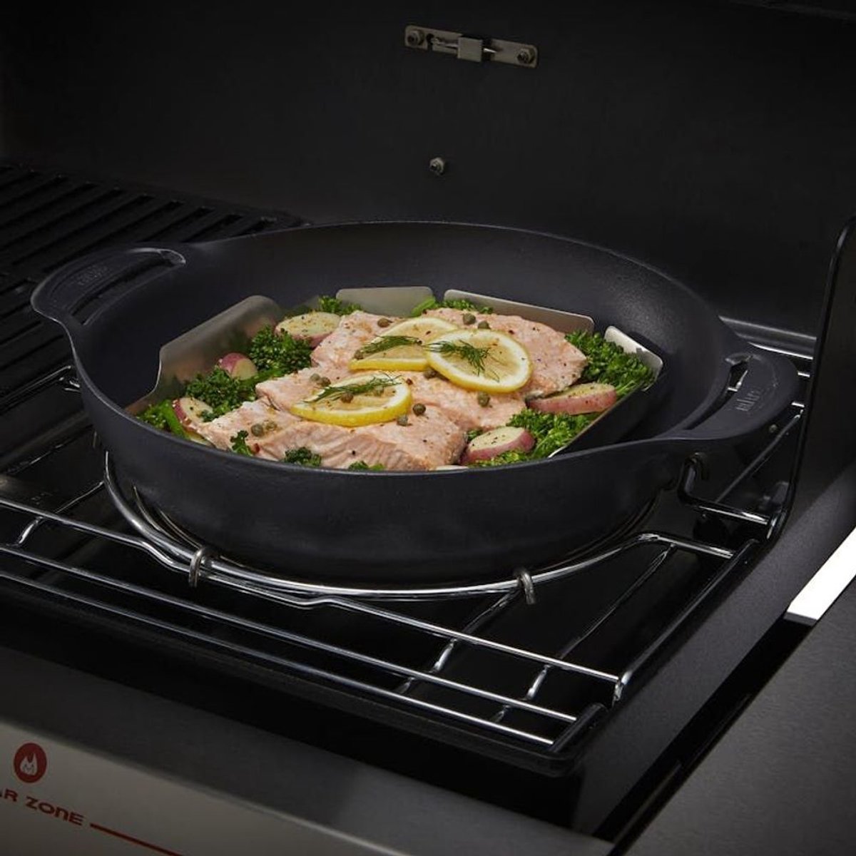 Weber Crafted wok & steamer