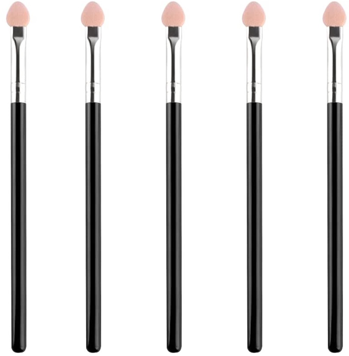 Dailygoods- Oogschaduwkwasten 5 stuks - Dubbelzijdige Applicator - Spons Oogmake-upkwasten - Cosmetische Hulpmiddelen - Comfortabel Materiaal - Herbruikbaar - Make-upkwasten