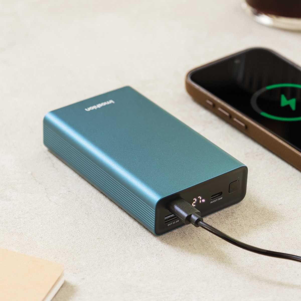 imoshion® Powerbank 20000 mAh - 30W Ultra Snellader - 4x Smartphone Opladen - USB C / USB A - Powerbanks - Universeel - Quick Charge 3.0 en Power Delivery — cadeau in Telefoon & Tablet - foto 3
