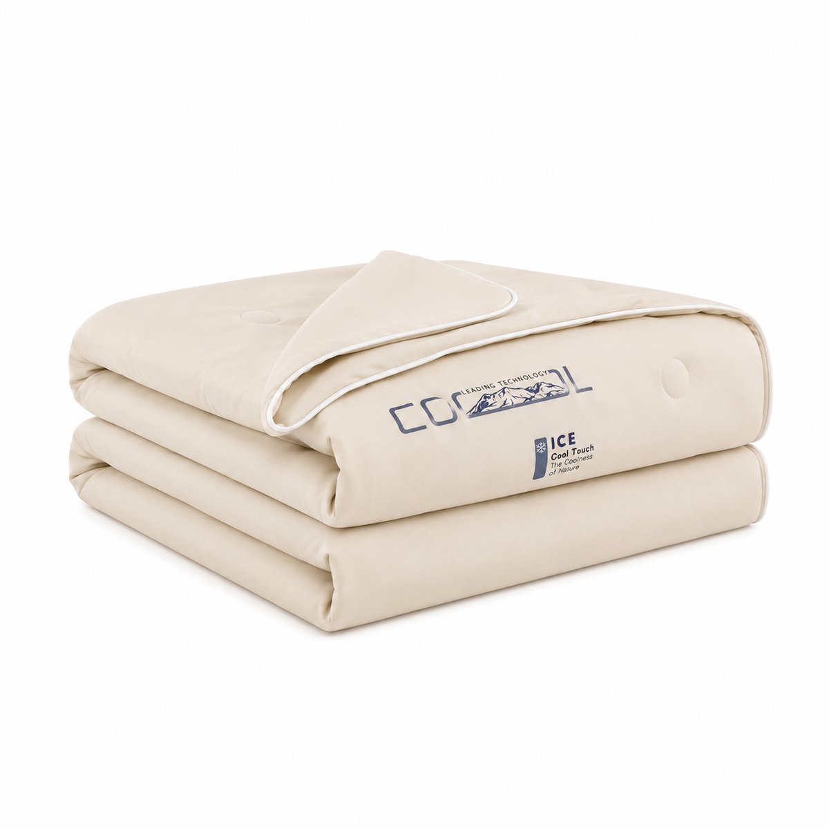 MeiLun Home Frost Veil Koel Zomerdekbed 200x230 cm – Oat Ivory – Zacht Lichtgewicht Dekbed