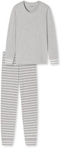 Schiesser Schlafanzug Ensemble pyjama long pour femme - gris mélangé - Taille L
