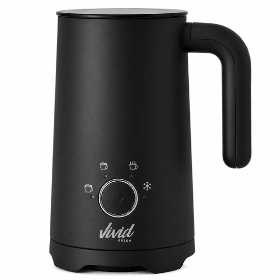 Vivid Green Melkopschuimer - Warm & Koud Schuim - PFAS-vrij - 4 Standen - Melkschuimer Elektrisch