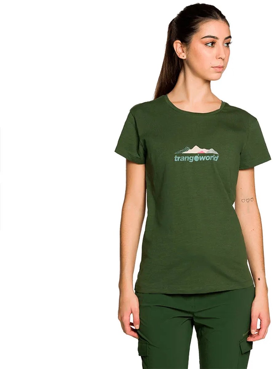 Trangoworld Albacoa T-shirt Met Korte Mouwen Vrouw Groen