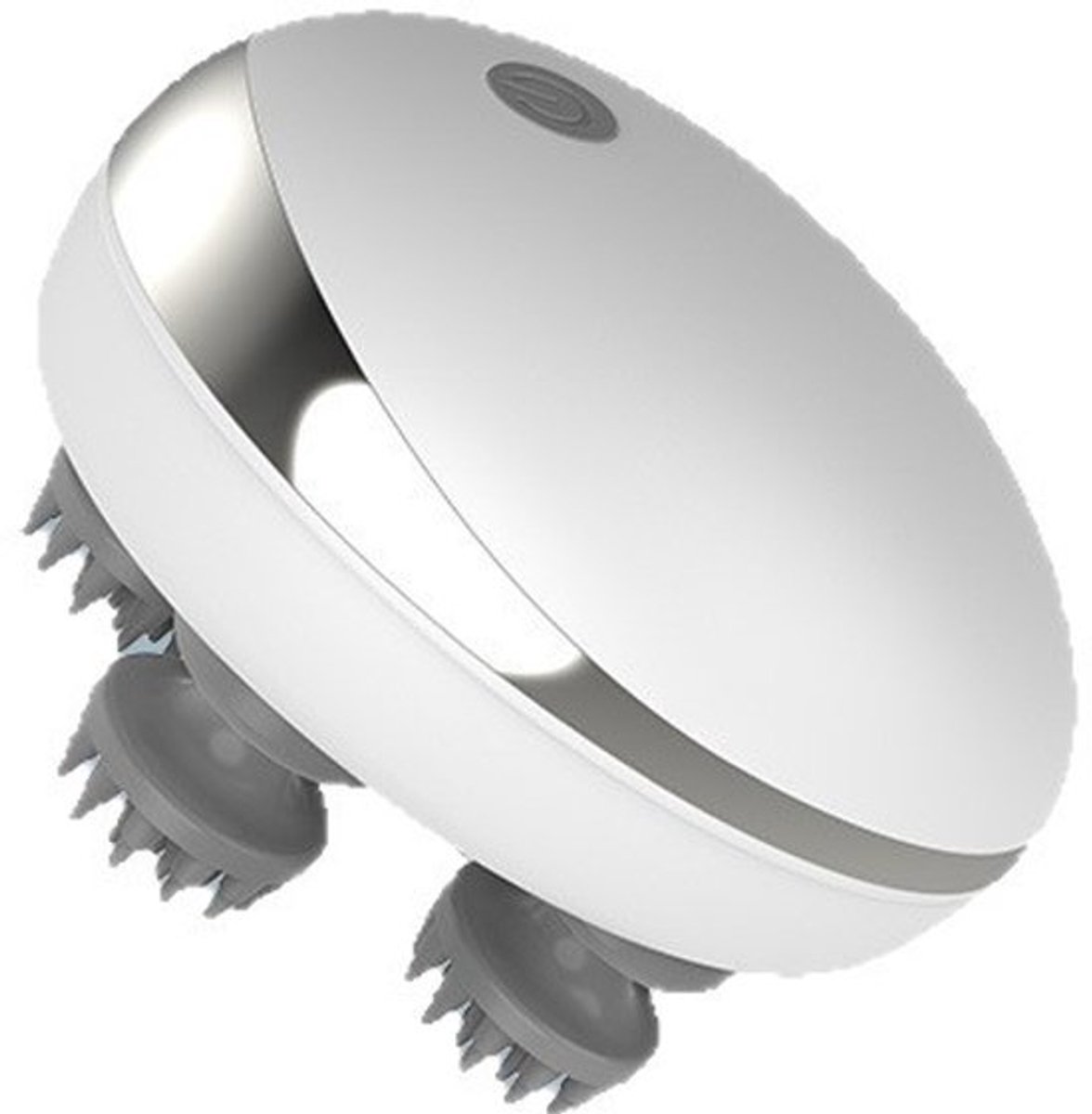 Massager - Slimme elektrische hoofdmassager, handmatige klopmassager, draagbaar, ontspannende hoofdmassage met vibratie, geschikt voor gespannen hoofden - wit