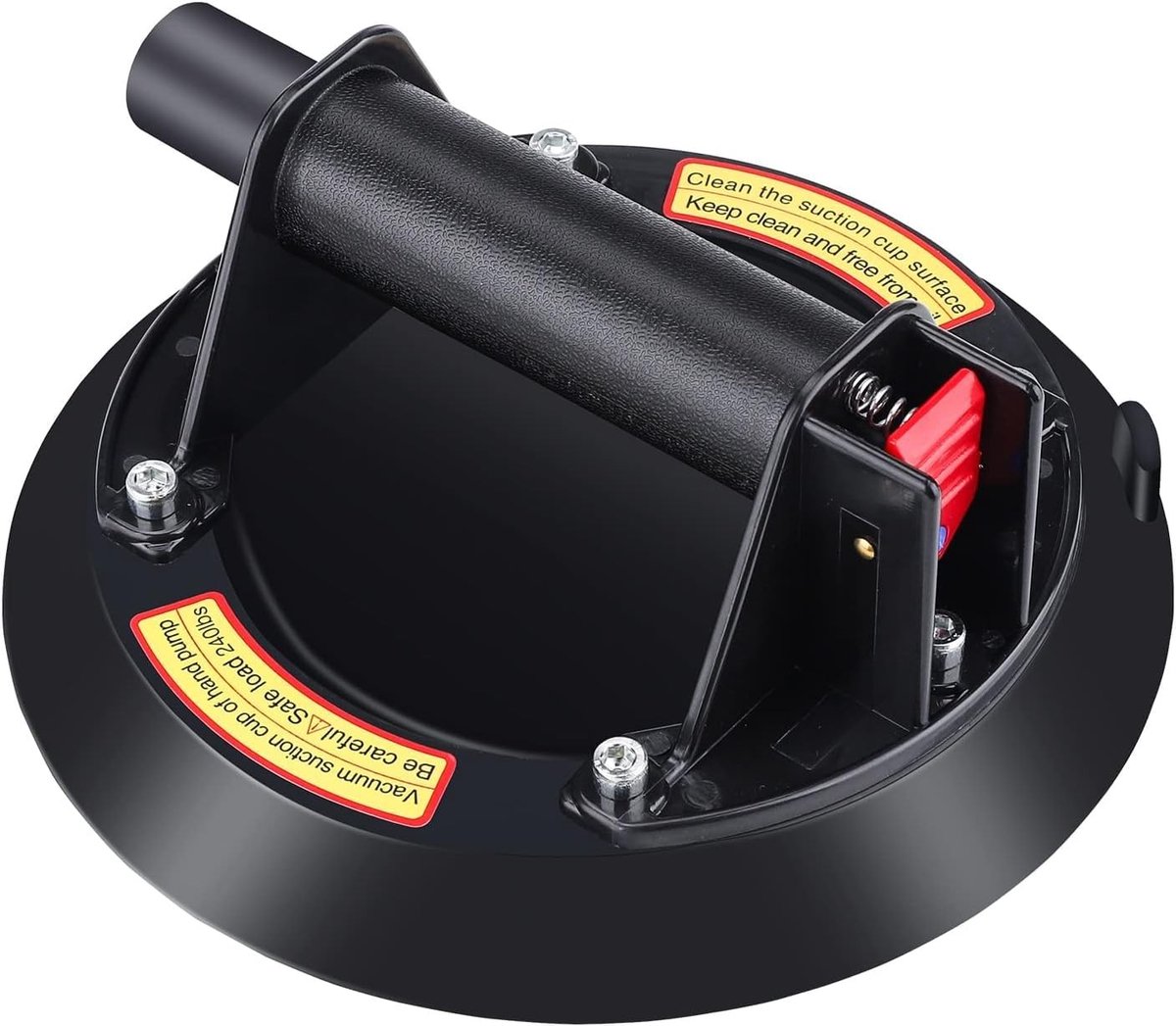 Dailygoods- Zuignappen Krachtige Zuigkracht - Vacuüm Zuiger - Antislip Handgreep - Maximaal Draagvermogen 400 kg - Geschikt voor Glas/Tegels - Versterkt Dubbellaags Ontwerp - Vacuümzuiger