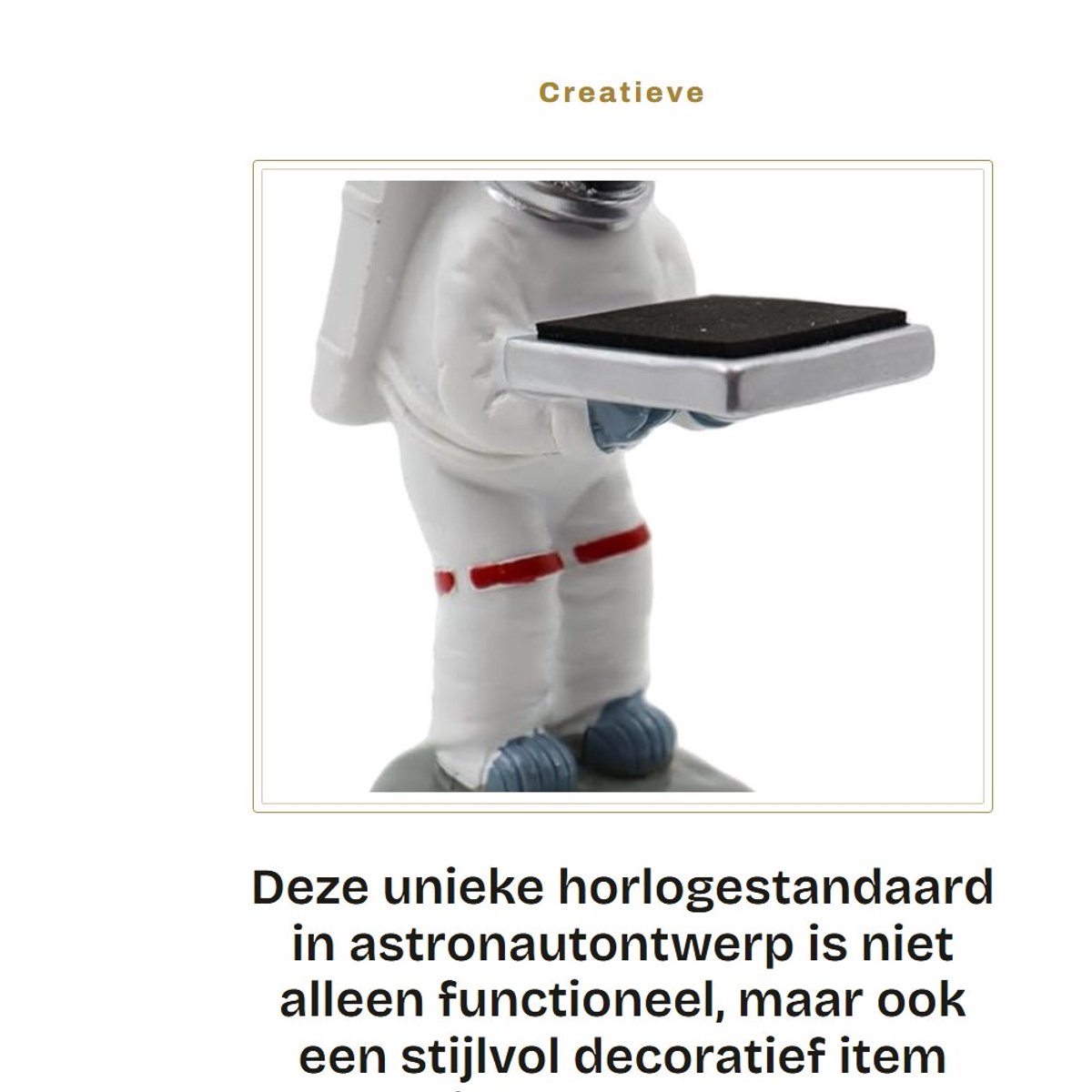 Dailygoods- Horlogestandaard Creatief Ontwerp - Horloge Houder - Sieradenhouder - Bureau Decoratie - Modern - Hars Materiaal - Horlogehouder