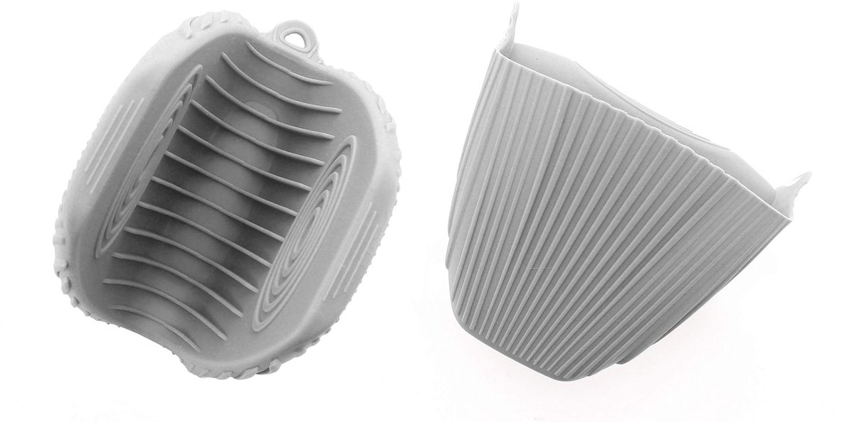 Dailygoods- Ovenhandschoenen Hittebestendig - Ovenwanten 2 Stuks - Siliconen - Antislip - BPA-vrij - Eenvoudig Opbergen - Ovenwant