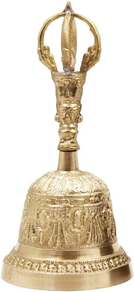 Handgemaakte Tibetaanse Handbel voor Meditatie, Gebed en Theeceremonies - Perfect voor Spirituele Praktijken en Ontspanning